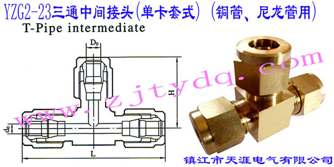 YZG2-23ͨg^(οʽ) (~)T-pipe Intermediate Connector