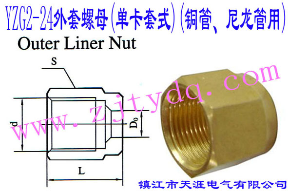 YZG2-24ĸ(οʽ)(~)Outer Liner Nut